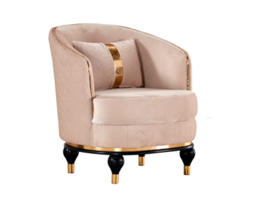 Furnia – Toronto Armchair in Cream, Fabric