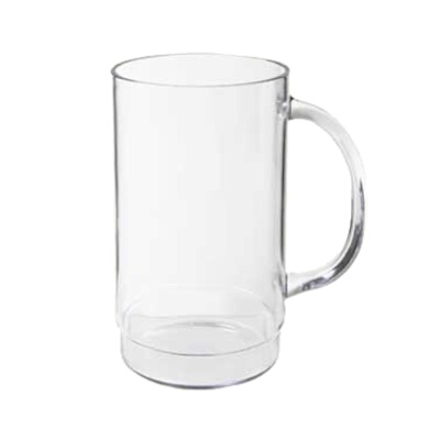 GET 00083-1-SAN-CL – Beer Mug, 20 oz., 3″ dia. x 6″ tall, clear (Case of 24)