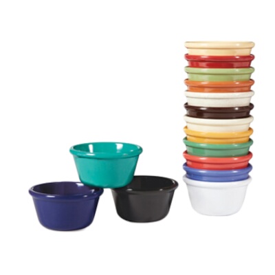 GET RM-400-W – Ramekin, 4 oz., plain cone-shaped, melamine, white, (Case of 48)