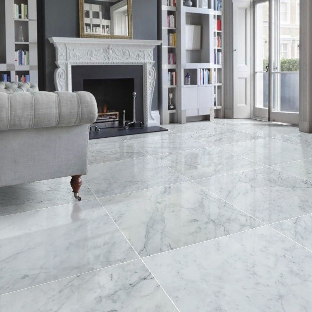 Imperial White Marble Polished Floor and Wall Tile