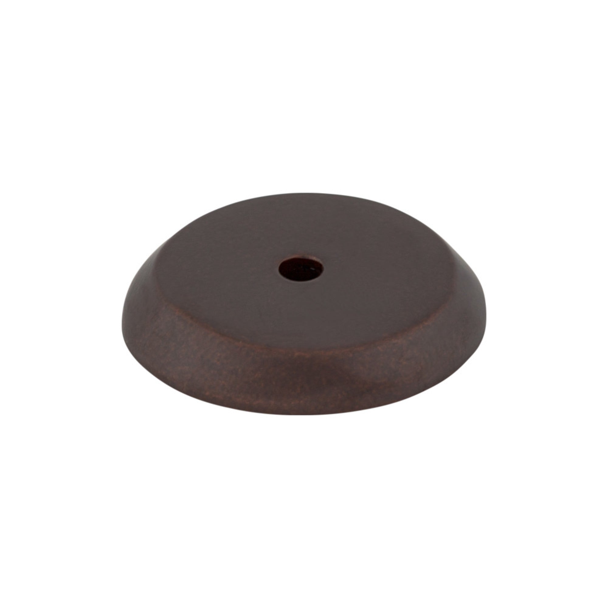 TOP KNOBS M1463 Aspen Round Knob Backplate – Mahogany Bronze