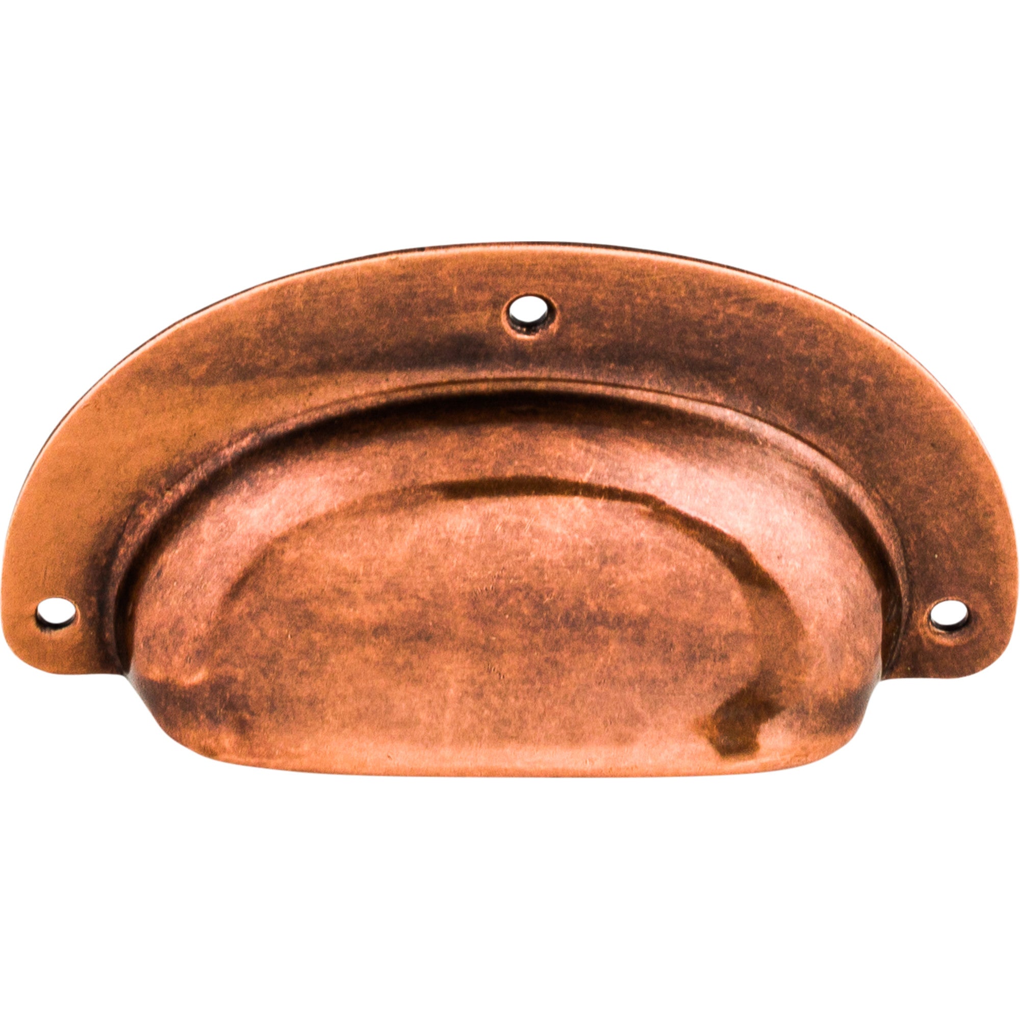 TOP KNOBS M213 Mayfair 3 hole Center to Center Cup/Bin Pull – Old English Copper