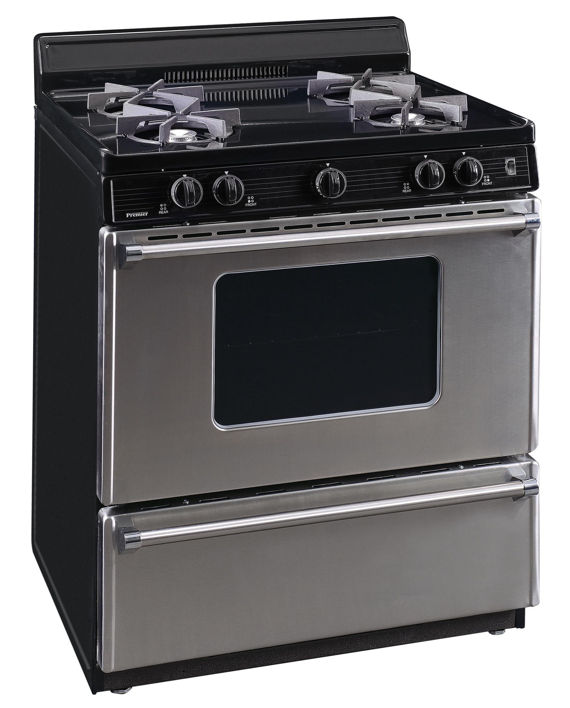 30 in. Freestanding Gas Range in Stainless Steel