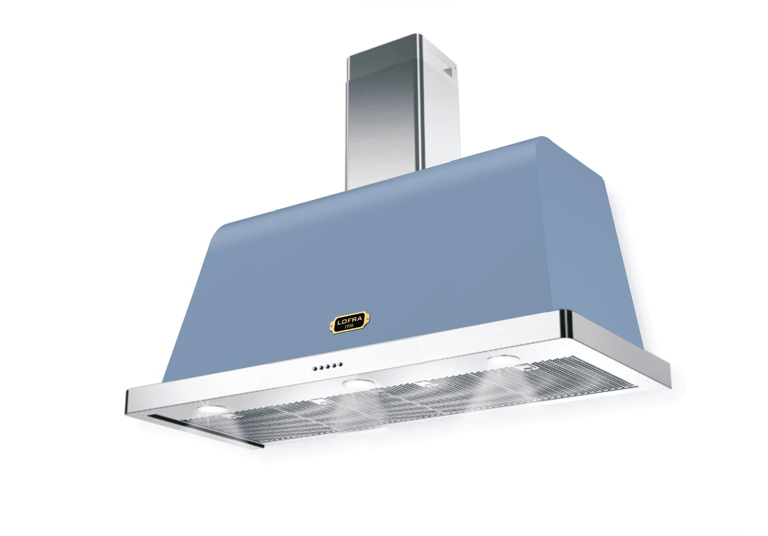 Lofra DolceVita 48″ Chimney Hood, 470CFM – Lav w/ Brass