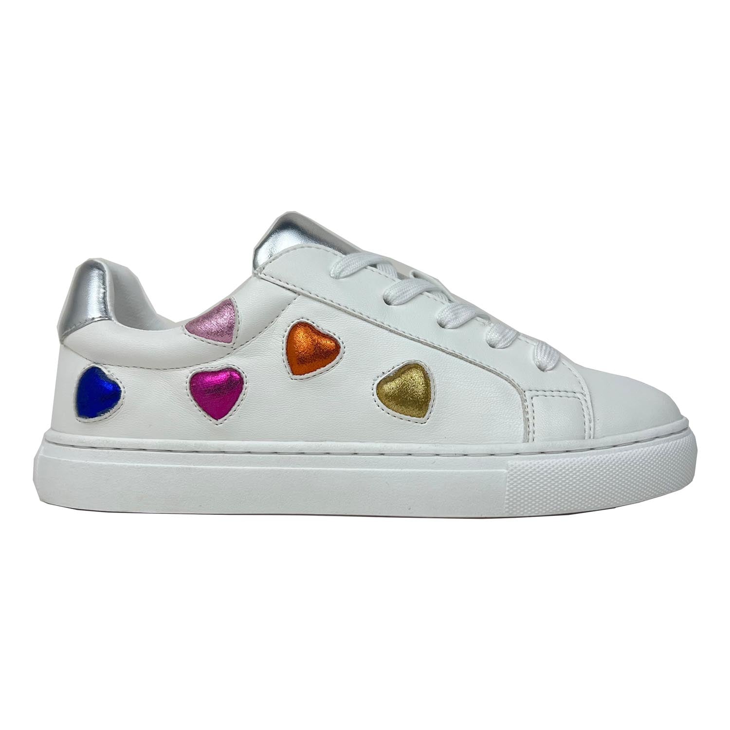 Miss Gaia Hearts Sneaker In Multicolor – Kids