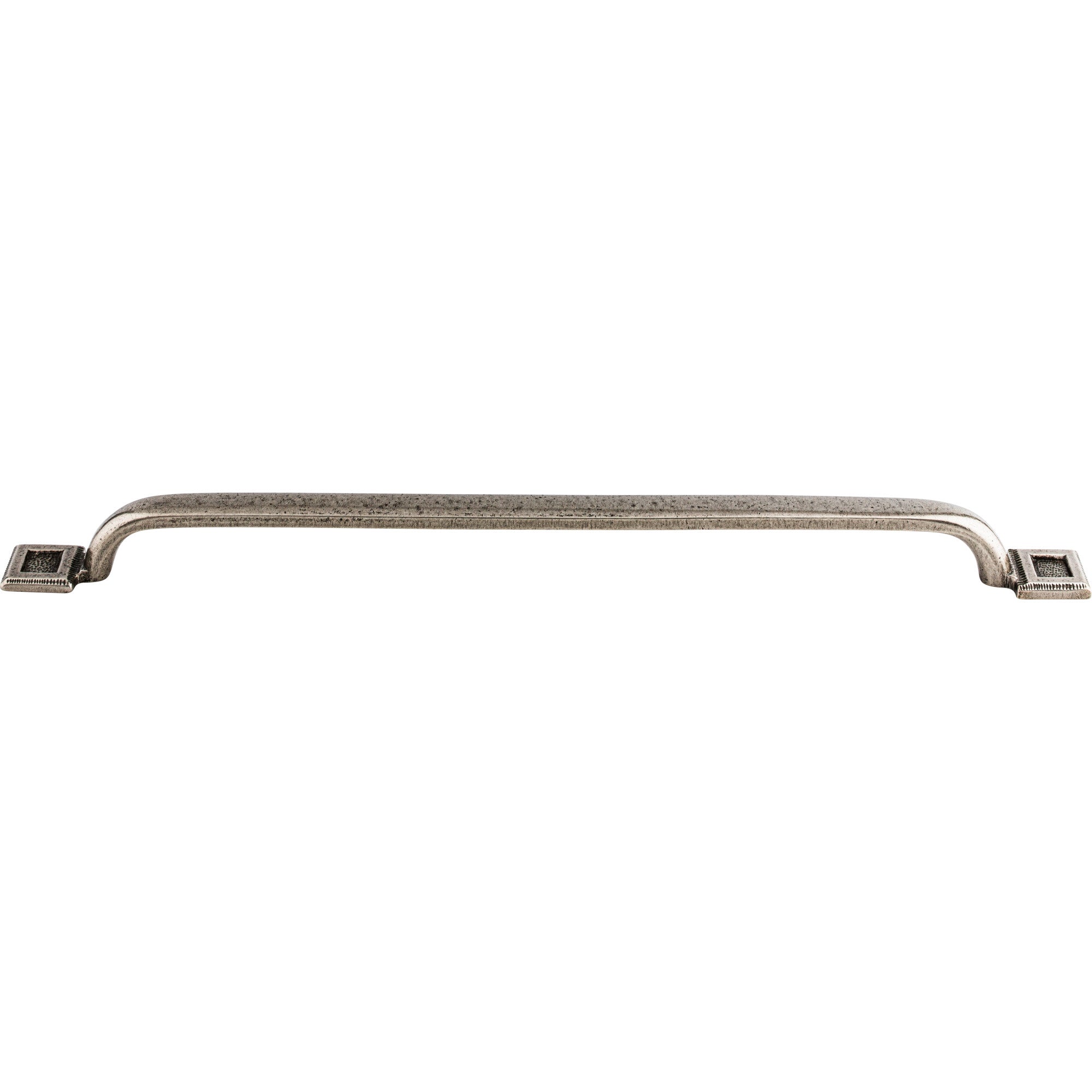 TOP KNOBS M1825 Square Inset 12″ Center to Center Bar Pull – Cast Iron