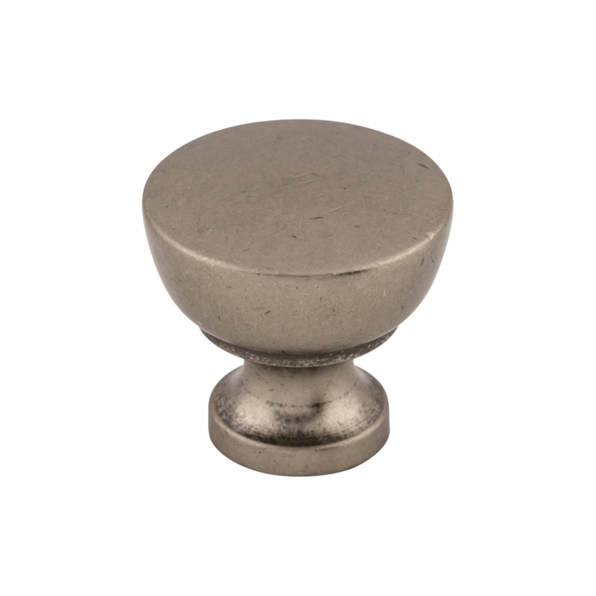 TOP KNOBS M1202 Bergen 1 1/4″ Diameter Round Knob – Pewter Antique