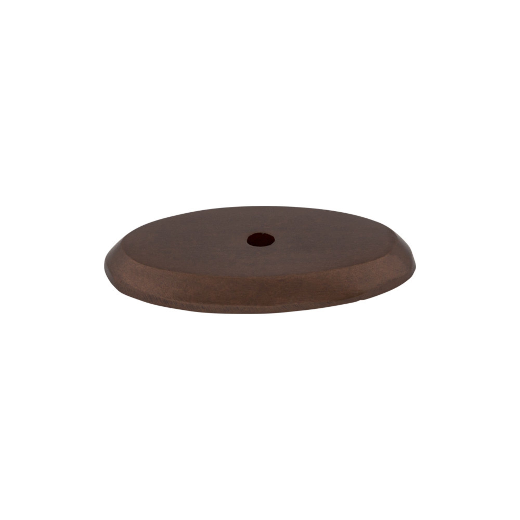 TOP KNOBS M1443 Aspen Oval Knob Backplate – Mahogany Bronze