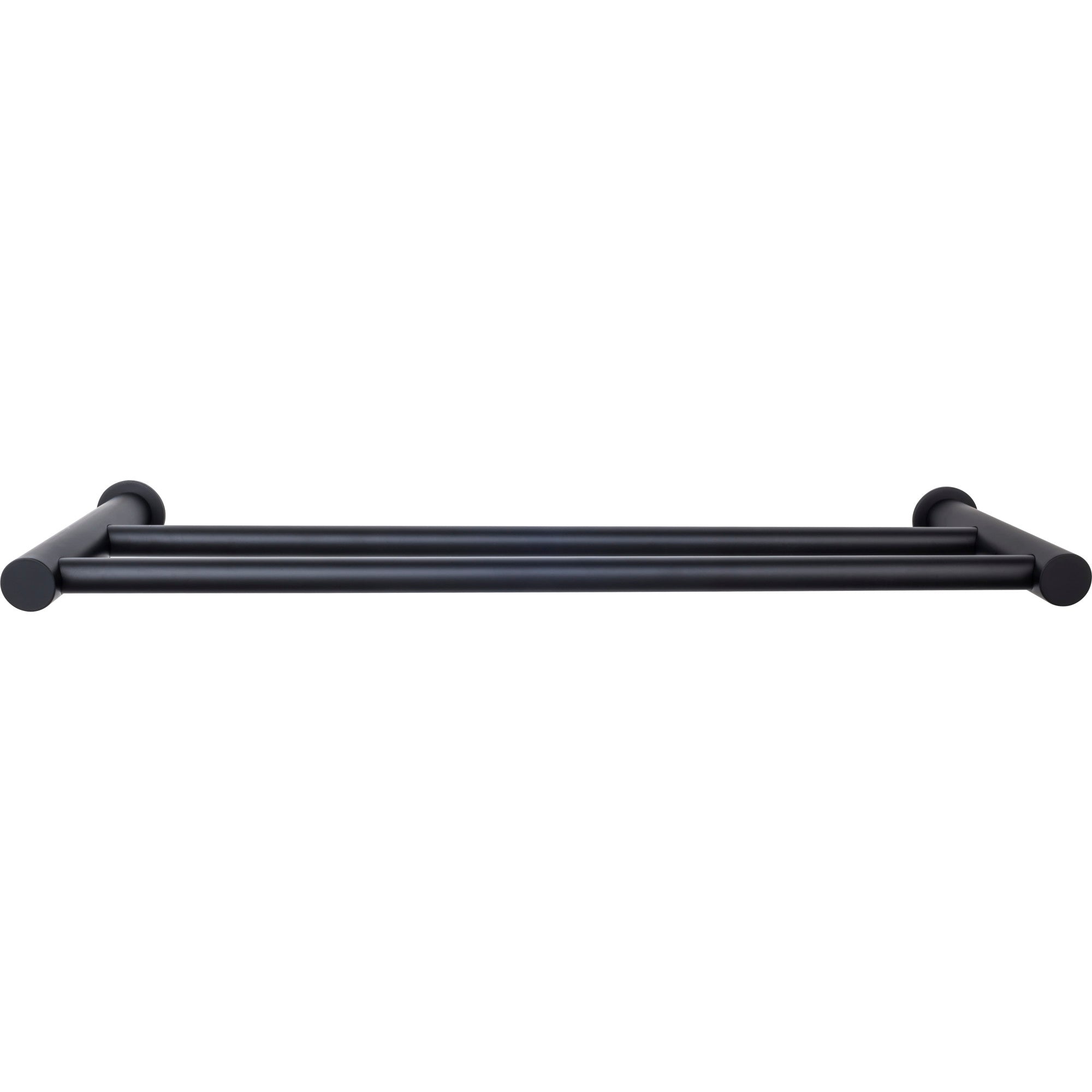 TOP KNOBS HOP11BLK TOP BATH (R) Hopewell Bath Double 31 1/2″ Wall Mounted Towel Bar – Flat Black