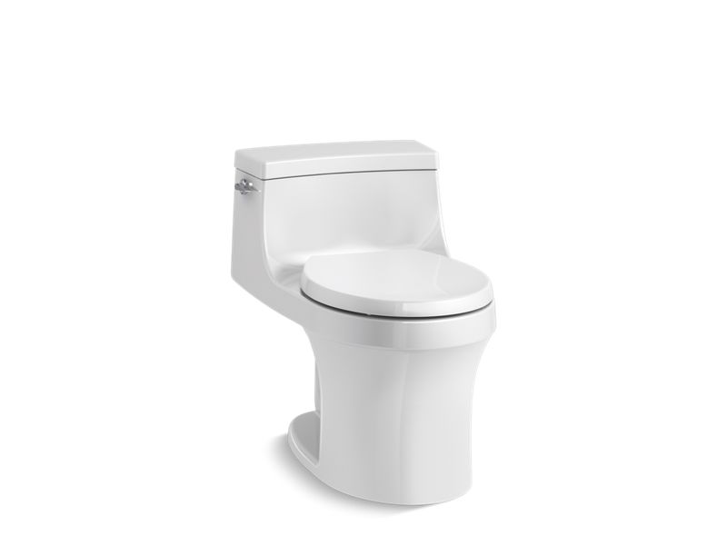 KOHLER 4007 San Souci One-piece round-front 1.28 gpf toilet with slow-close seat