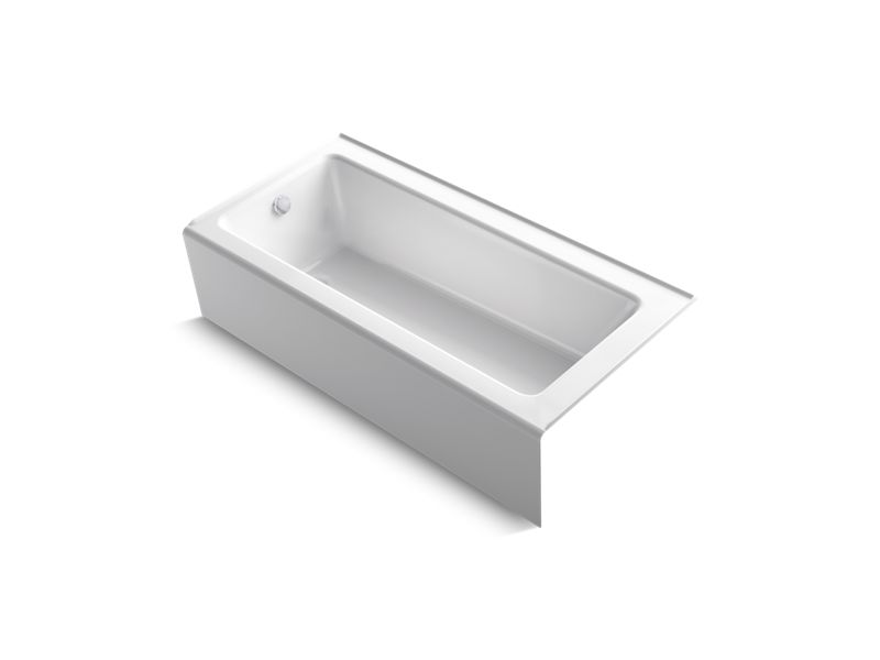 KOHLER 847 Bellwether 66″ x 32″ alcove bath with integral apron and left-hand drain