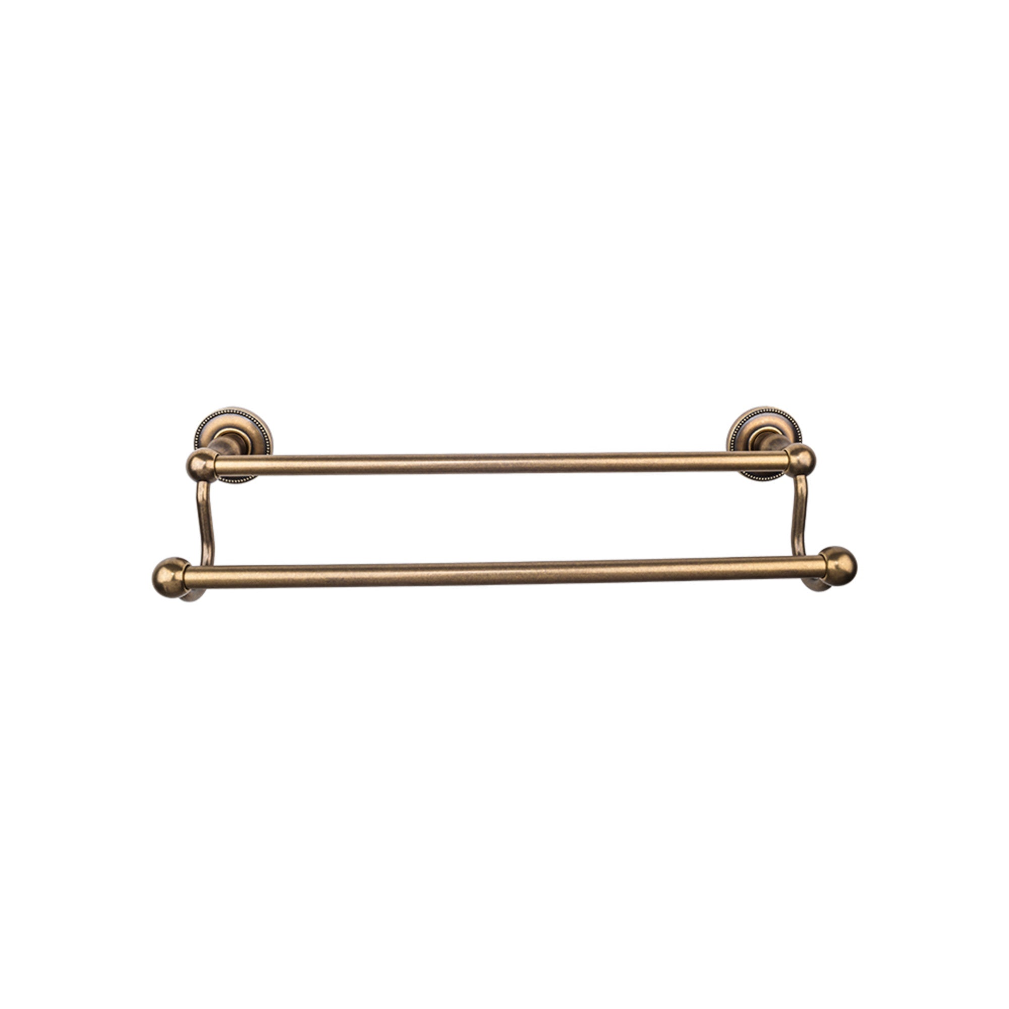 TOP KNOBS ED9GBZA TOP BATH (R) Edwardian Bath Double 26 1/2″ Wall Mounted Towel Bar – German Bronze