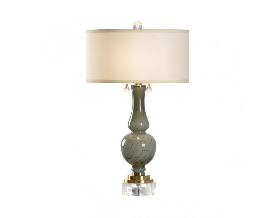 Wildwood – Belle Mont Lamp in Gray, Glass