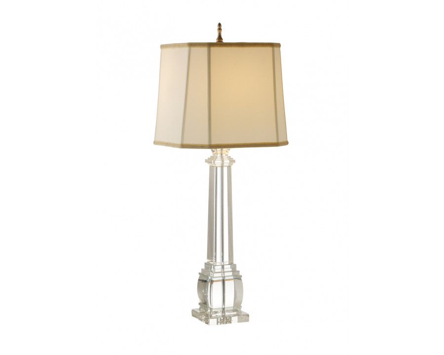 Wildwood – Copely Lamp in Clear, Crystal