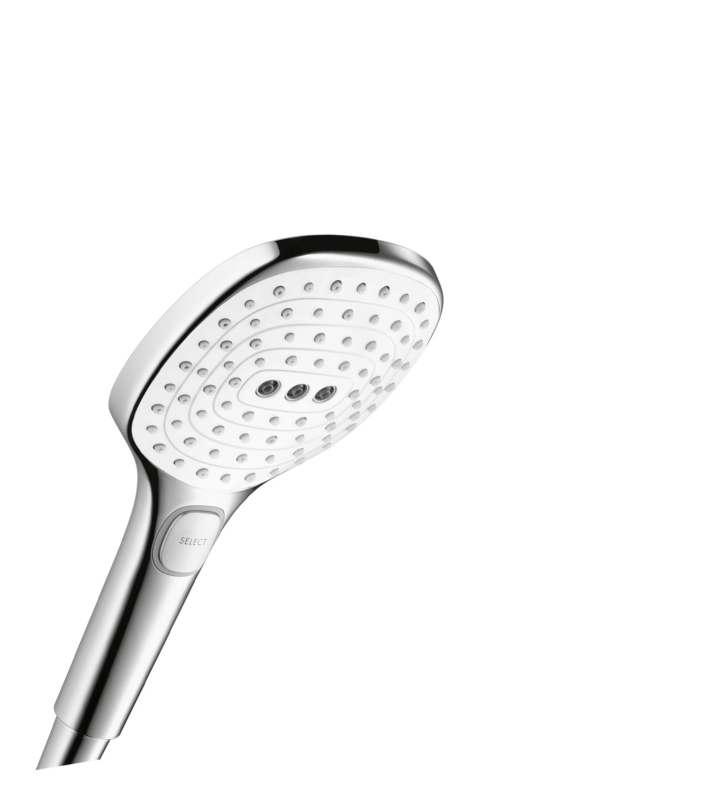 HANSGROHE 04528400 White/Chrome Raindance Select E Modern Handshower 2 GPM