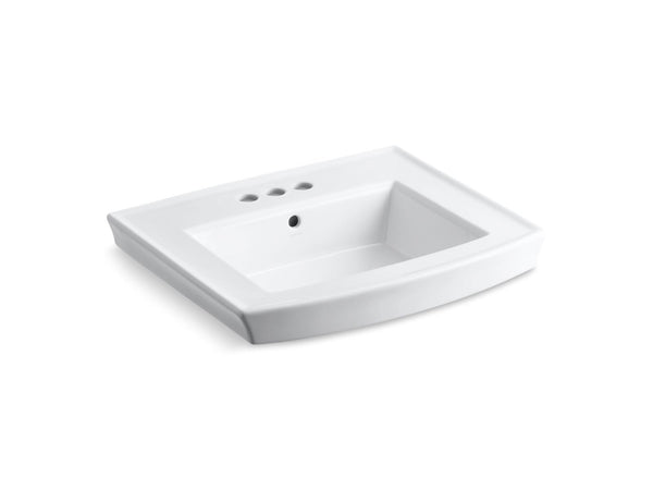 Archer® 24″ Rectangular Pedestal Bathroom Sink